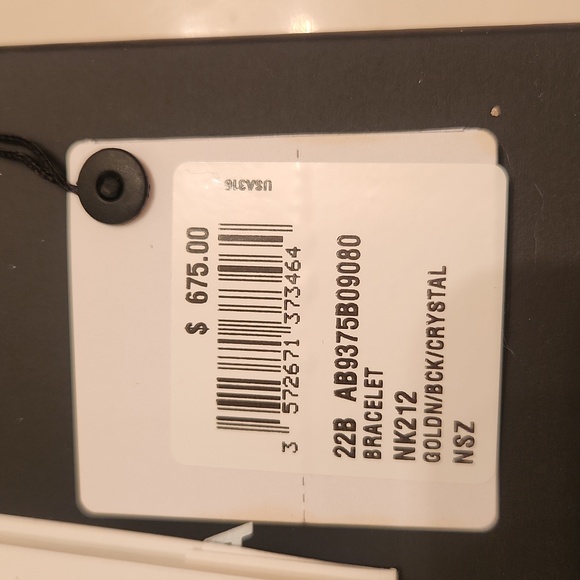 CHANEL Black Resin and Champagne Gold Chain Bracelet - Picture 3 of 7